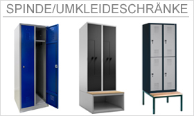 Spinde bei Spindmax.de - Standard Spinde Spinde Umkleideschränke by Spindmax.de